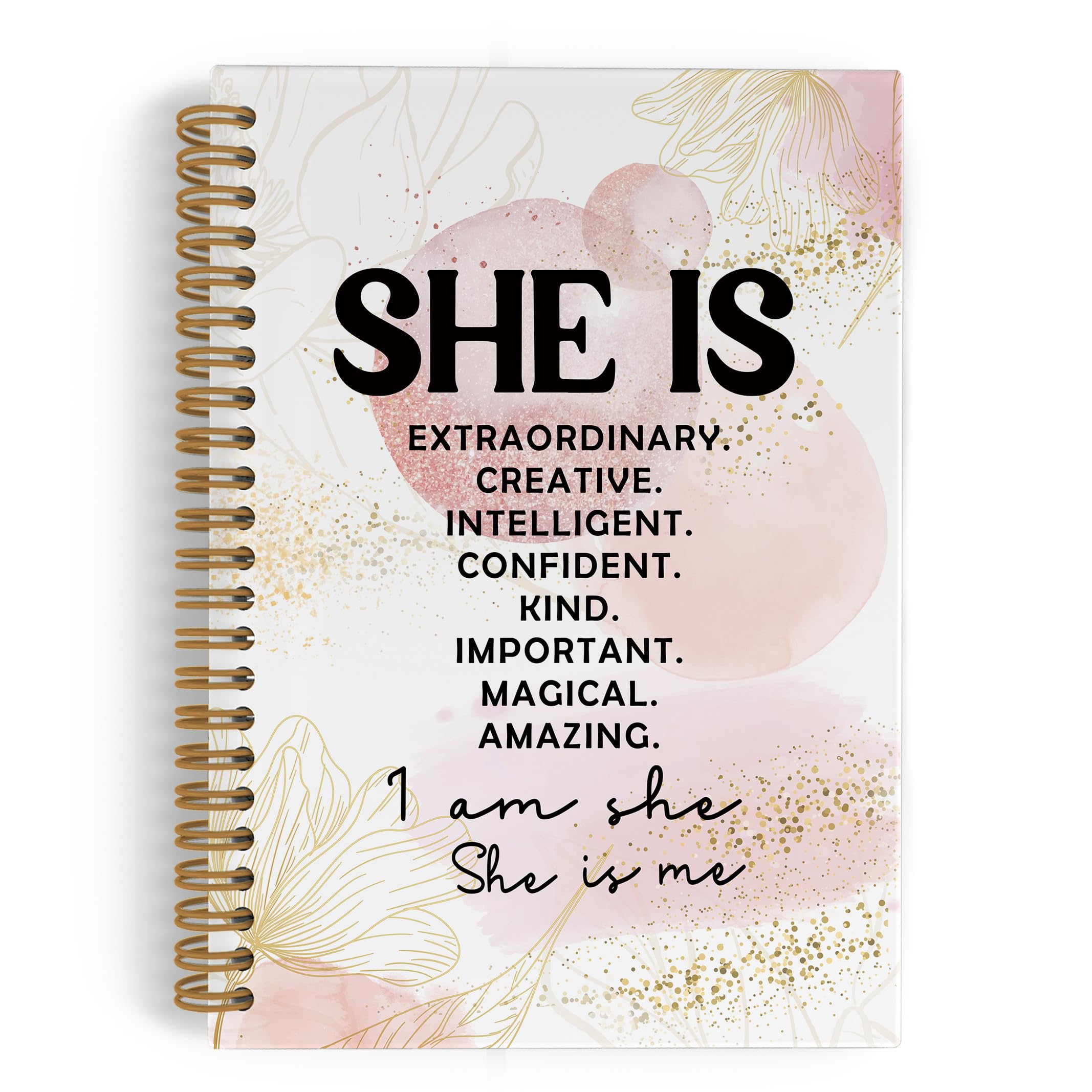 Carnet de notes abstrait rose pour organiser votre travail de bureau et vos cours