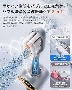 Amazon.co.jp: 【2025最強バブル洗浄 歯茎に優しいケア】RANVOO