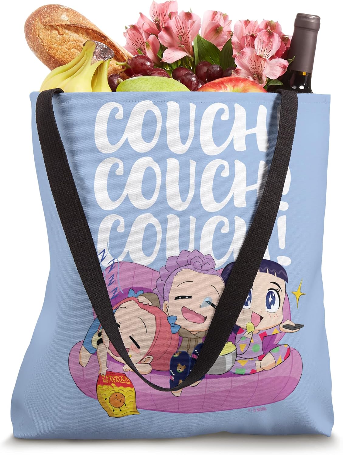 KPop Demon Hunters Couch! Couch! Couch! Officially Licensed Tote Bag