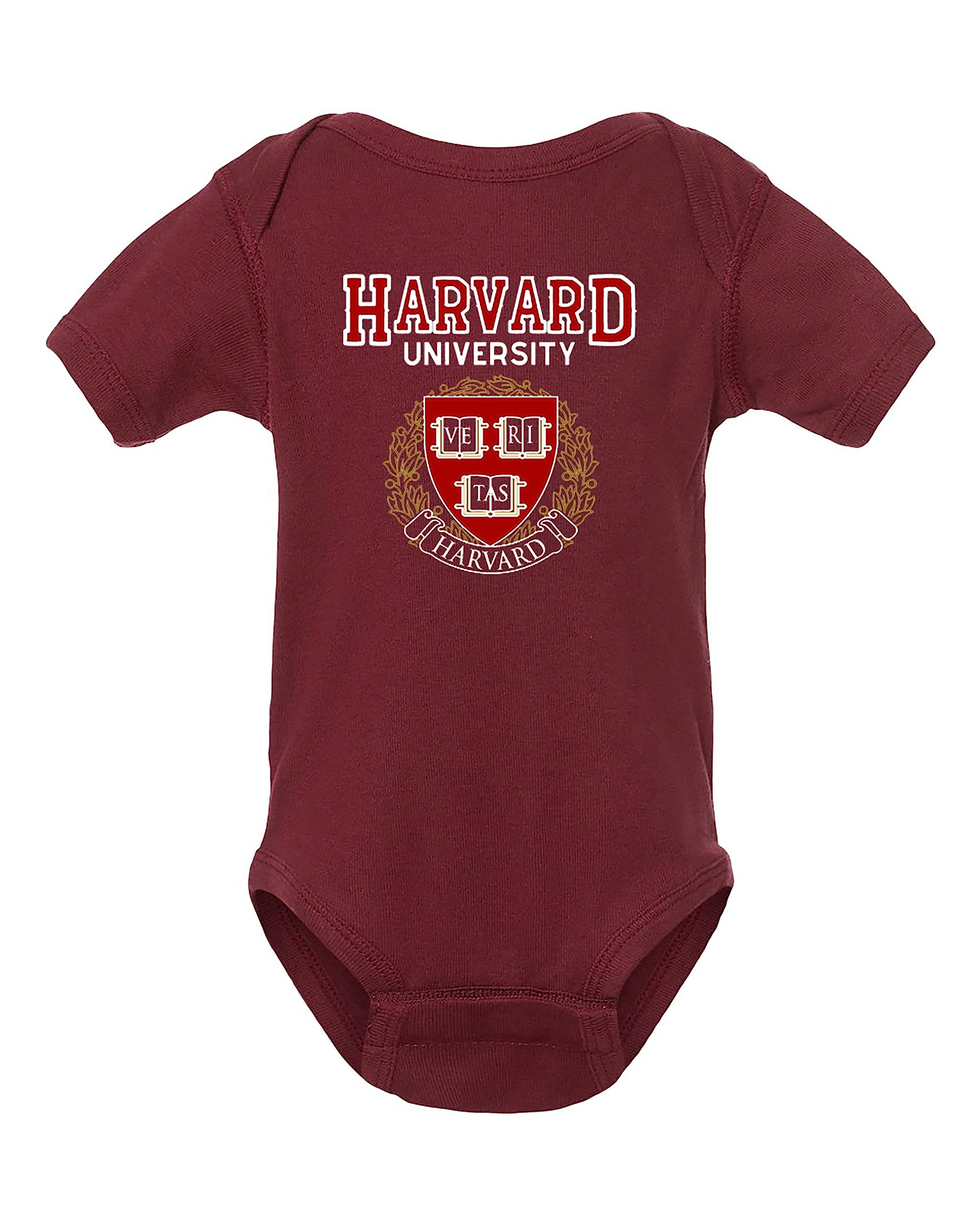 World and Space Harvard University Baby Badysuit Toddler T-Shirt, Harvard Shirt, Prenses Diana Harvard Baby Toddler (Maroon Baby Badysuit, 6-12 M)