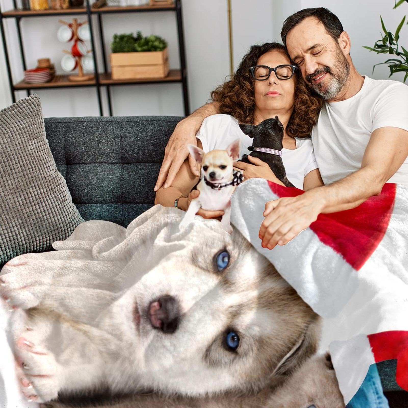 Couverture Polaire Chien Et Chat Couverture Microfibre Chaude Et Douce Jeté De Canapé Couverture 150×200cm