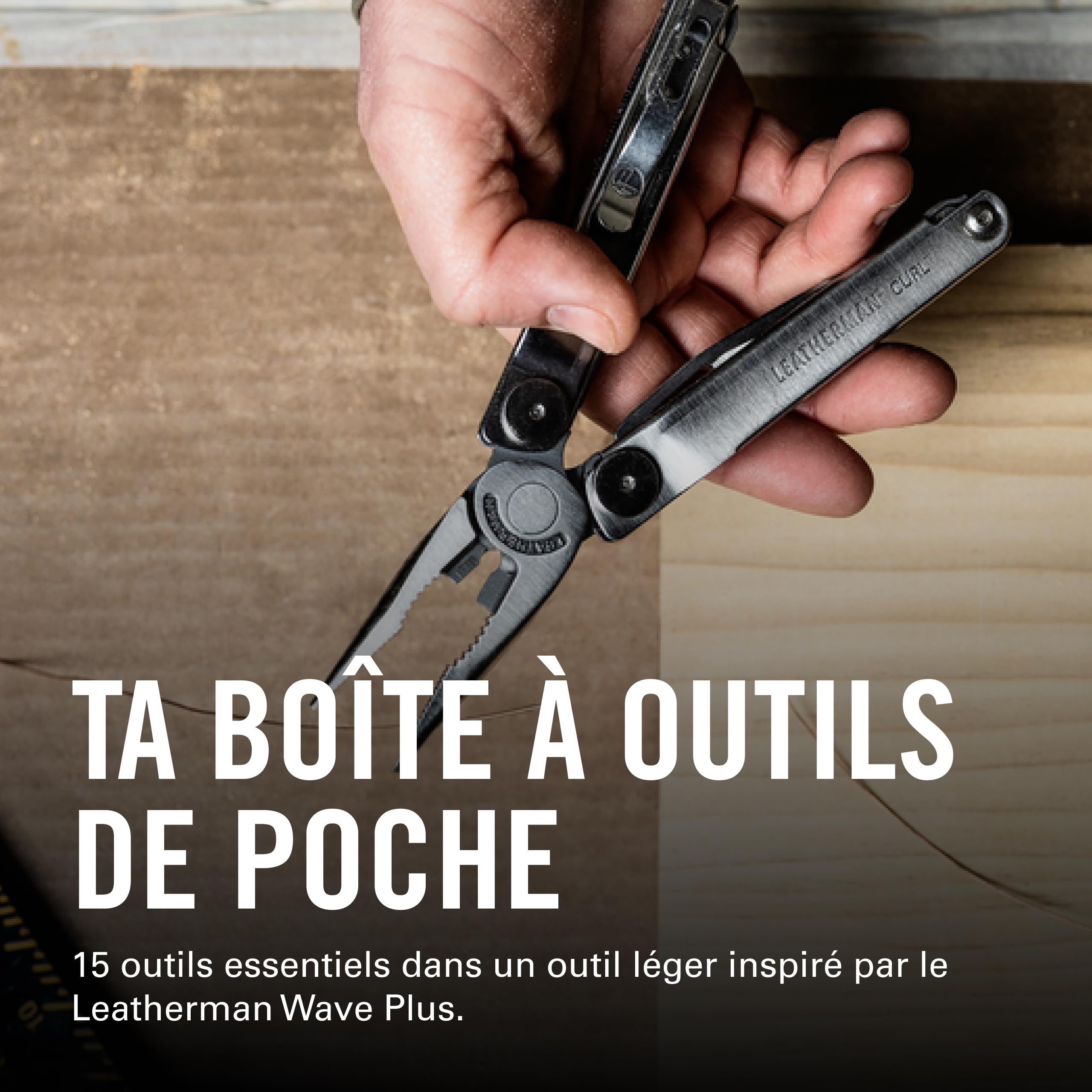 Leatherman Curl Outil Multifonction, Acier Inoxydable | 15 Outils pour l'Extérieur et le Camping