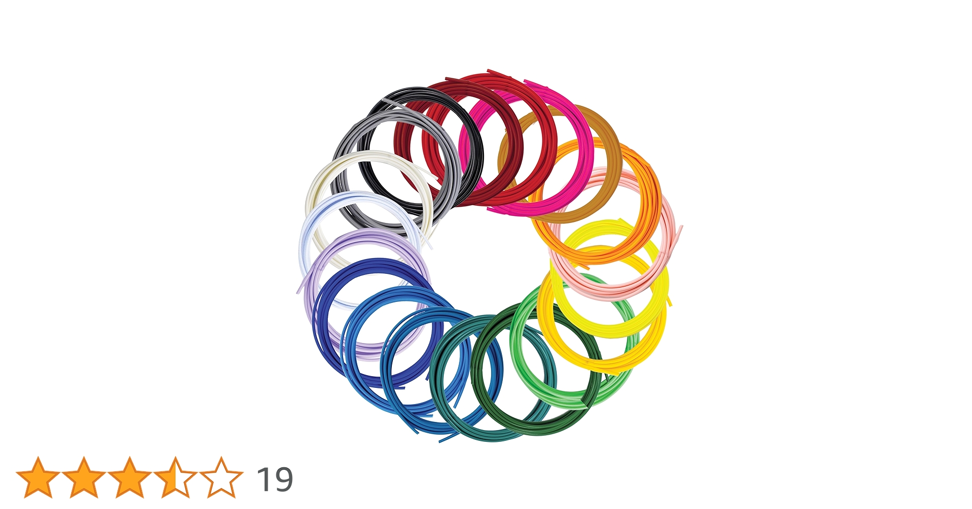 Amazon.co.jp: 【公式】3Doodler FLOW フィラメントボックス 20色 細さ