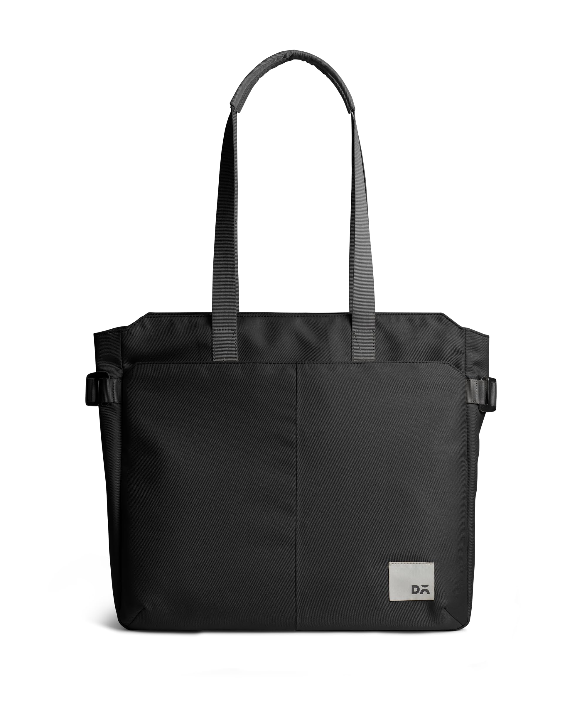 DailyObjects Recycled PET Dual Color Key Tote Bag For Women & Girls | Stylish Ladies Purse for Everyday Essentials | Fits any Laptop Upto 15.6 Inch | Padded Laptop Compartment - (Space Black) (B0DB2HG51N) Amazon Price History, Amazon Price Tracker