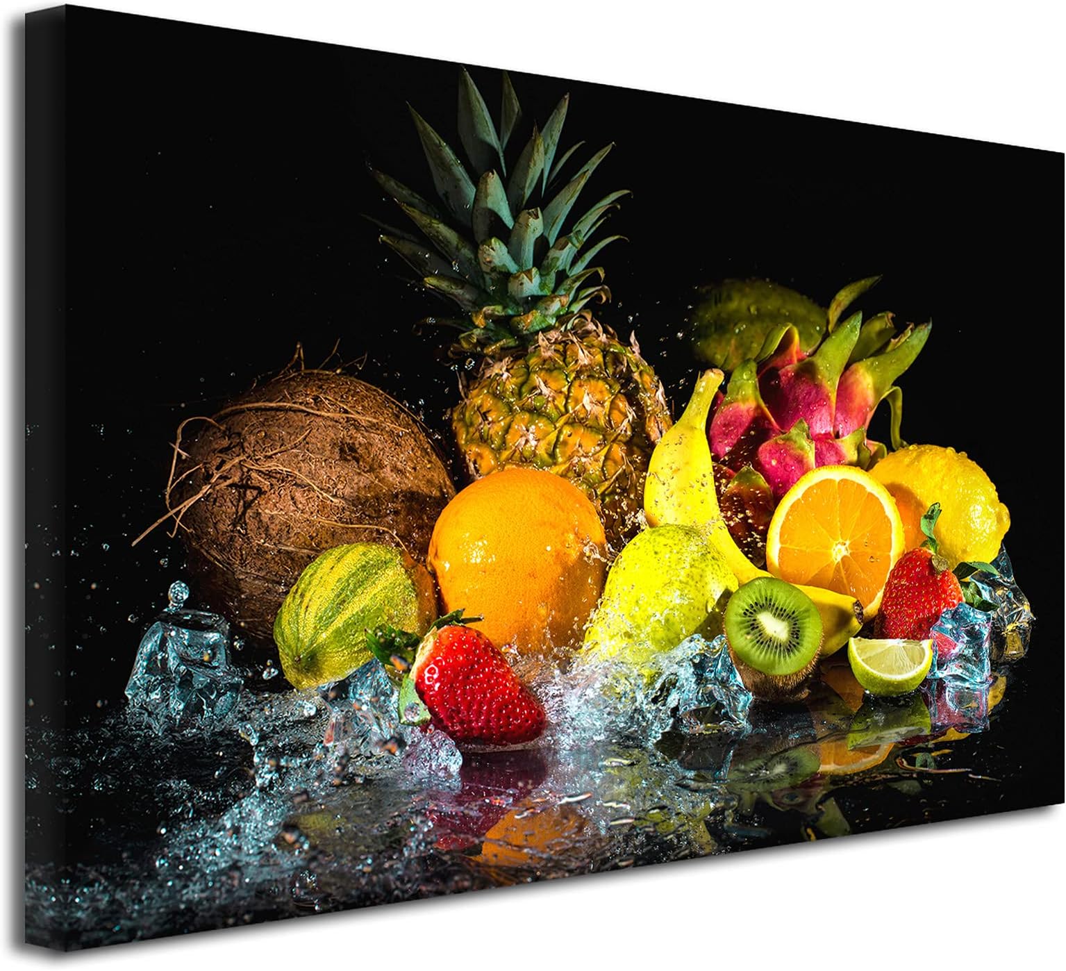 DECLINA Tableau Moderne Fruits Party - Impression Sur Toile