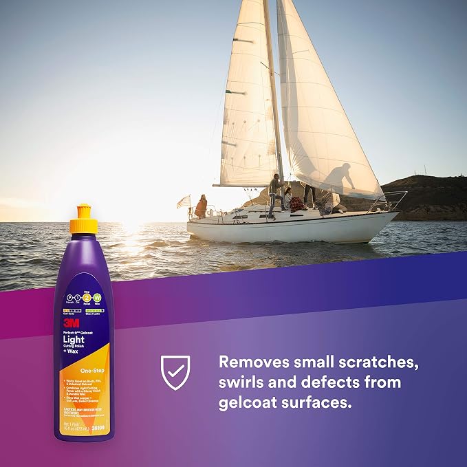 Perfect-It Gelcoat Pulidor y Cera 1 Pint 36109 miniatura 2