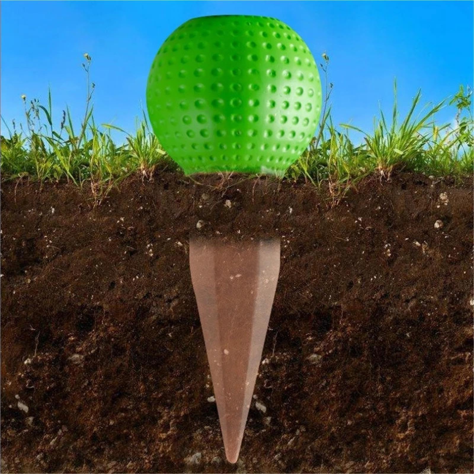 Cônes pour arrosage Dispositifs d'arrosage for plantes en terre cuite, globes de Golf, piquets, jardinière(4 Piece)