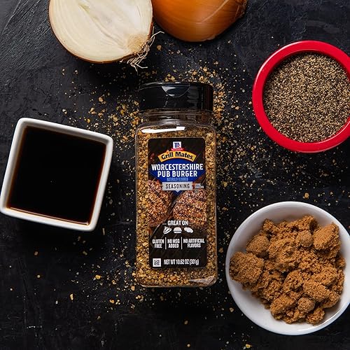 Miniatura 5 de McCormick Grill Mates Worcestershire Pub - Condimento para hamburguesas 1062 onzas