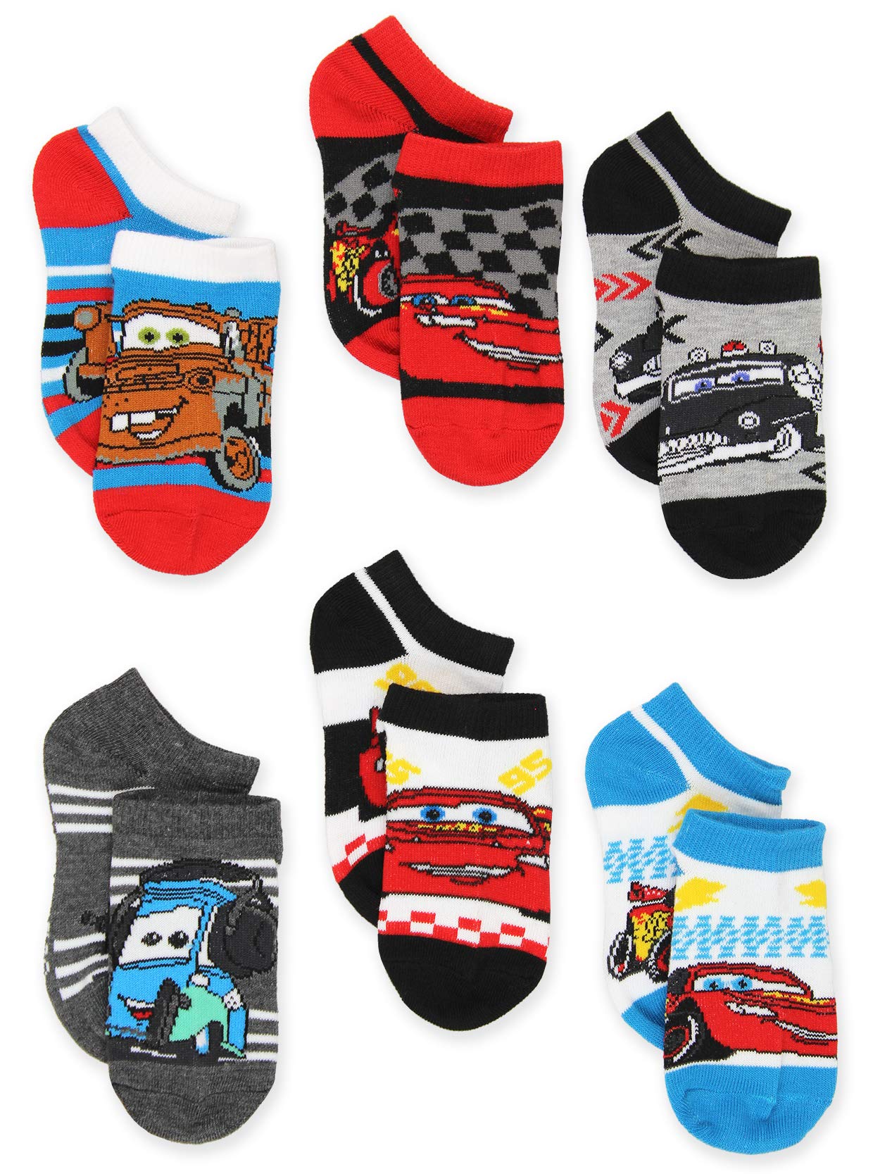 Disney Cars Boys Toddler Multi Pack Socks Set