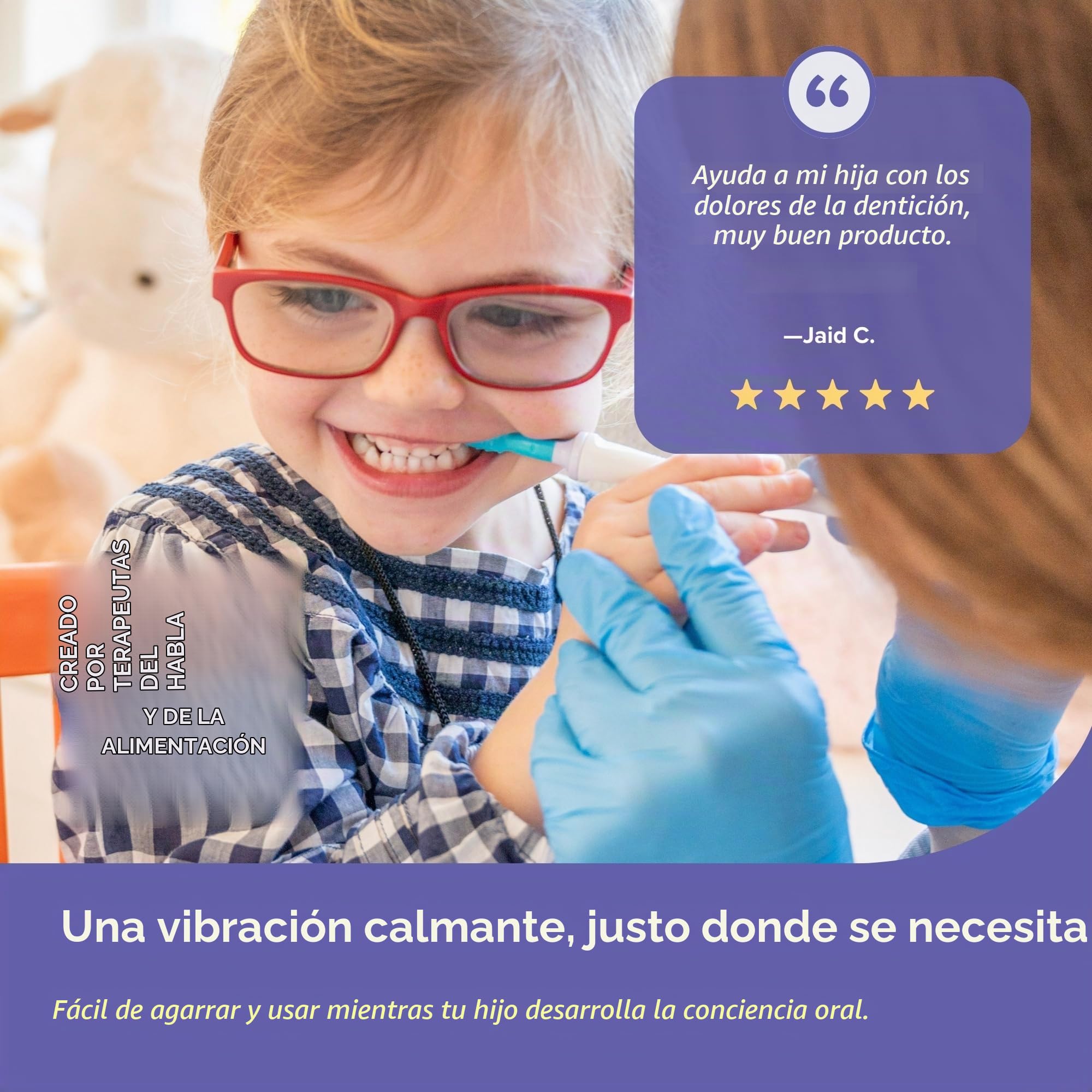 TalkTools® Sensi Herramienta de terapia sensorial oral para voz y alimentación