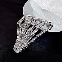 Vista 51 de Pinzas de pelo góticas de murciélago negro para mujeres y niñas, garra de pelo de murciélago gótico de aleación punk negra Y2K para decoraciones