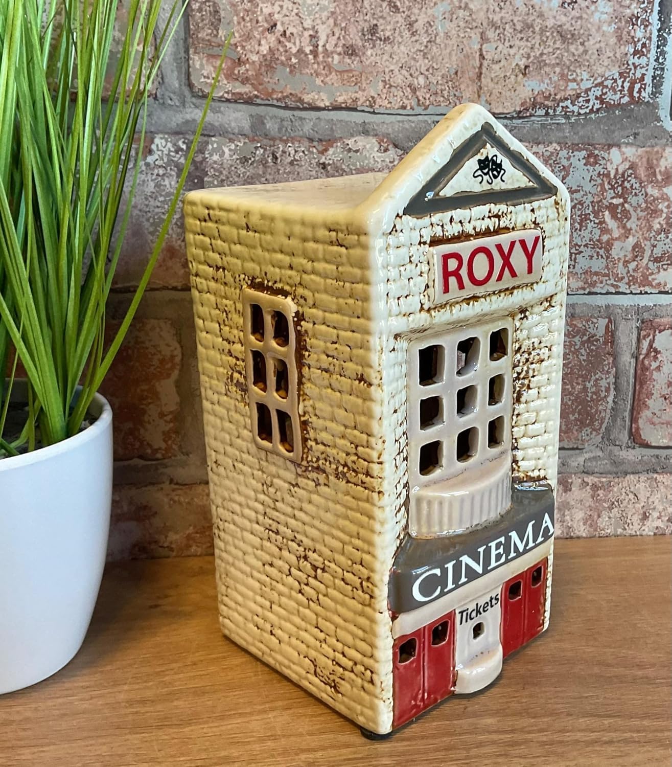 Village Pottery Roxy Cinema - Portavelas de cerámica