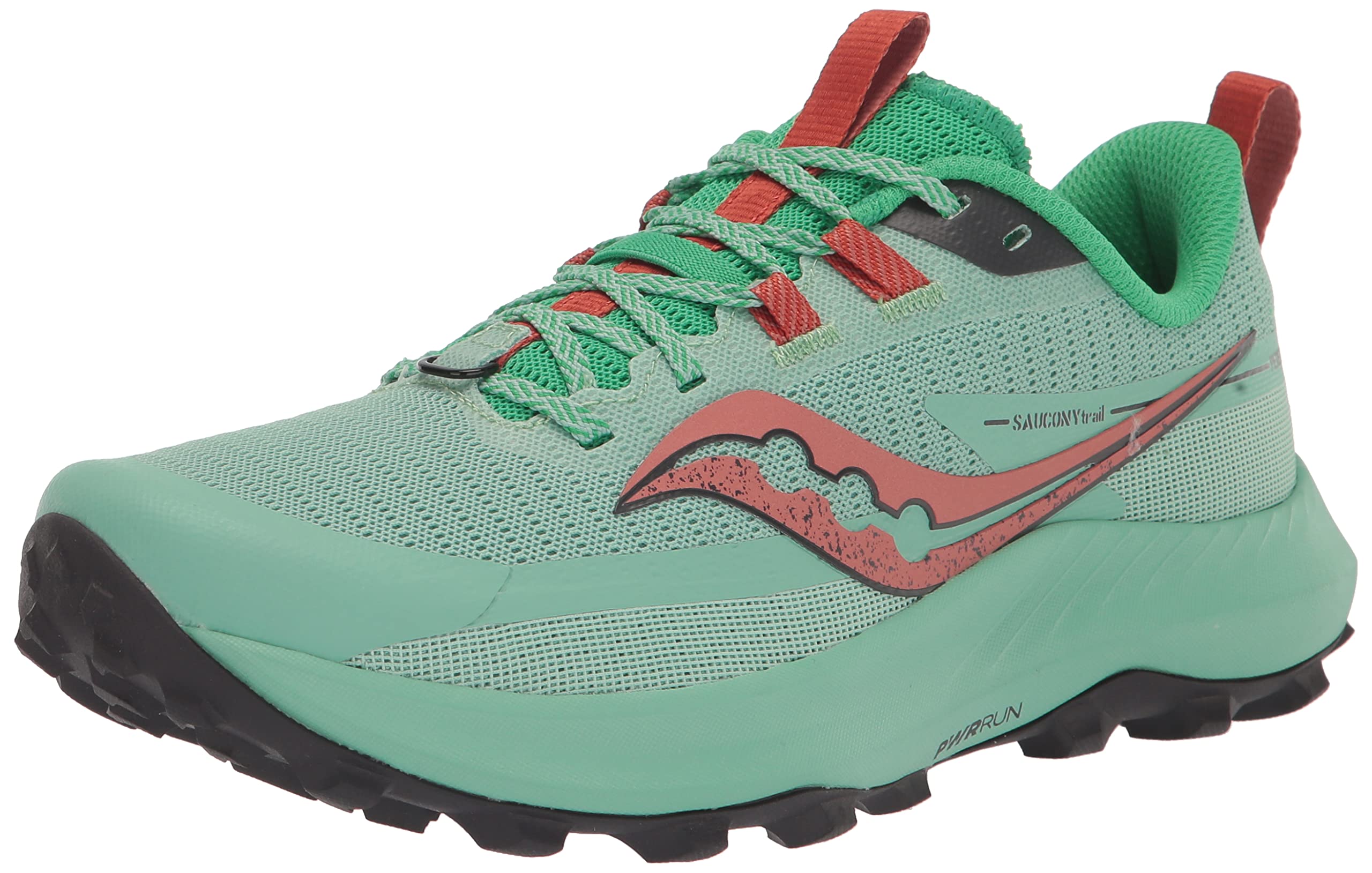 Saucony Women's Peregrine 13 Trail Running Shoe, SPRIG/Canopy, 9.5