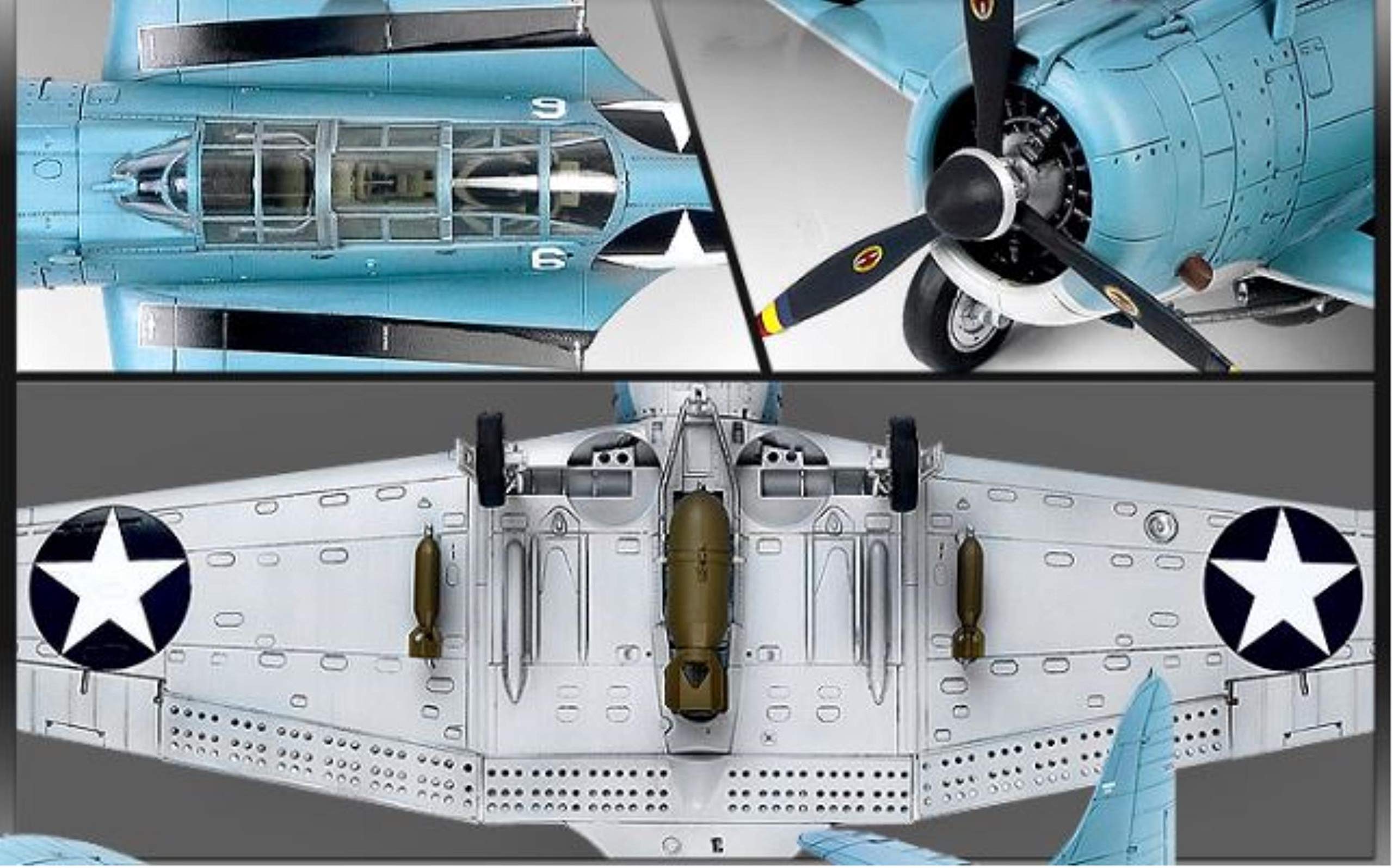 Amazon | 1/48 アメリカ海軍急降下爆撃機 ダグラスSBD-2