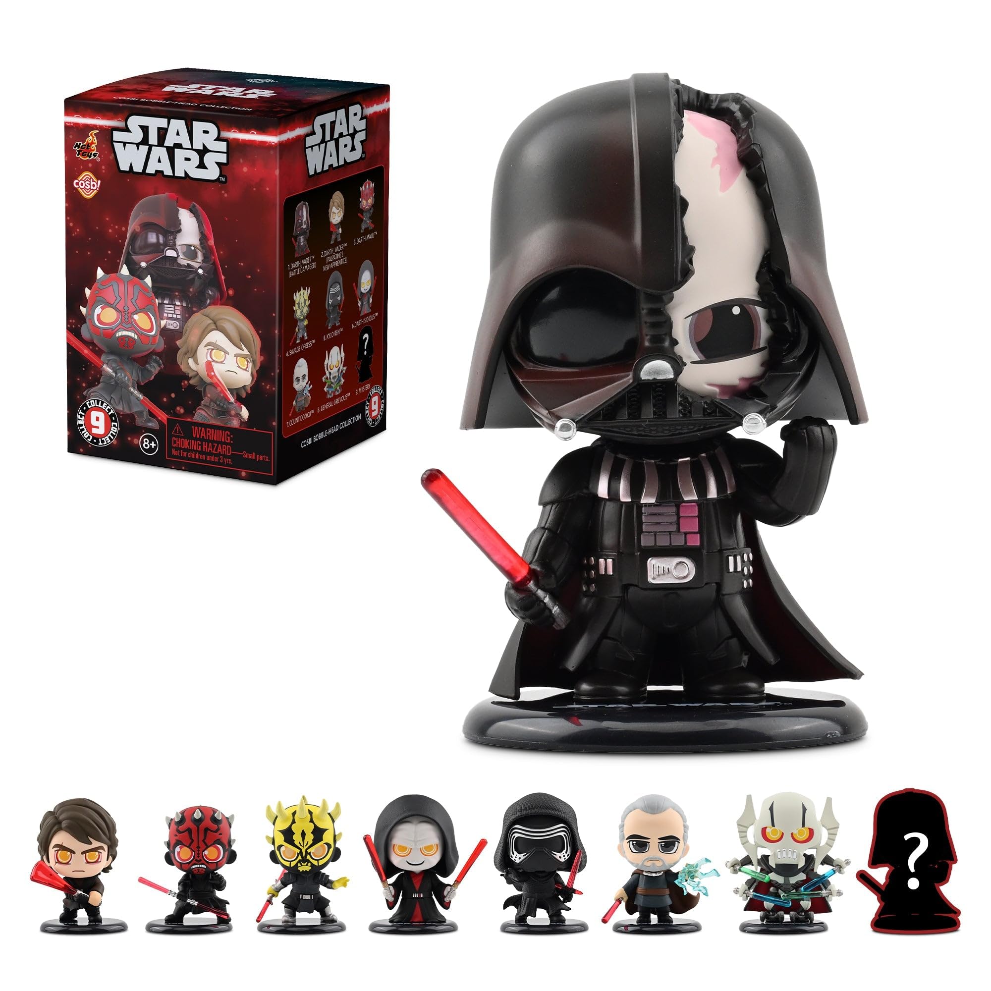 Amazon.com: YuMe Star Wars Dark Side Cosbi Bobble Head Collectible