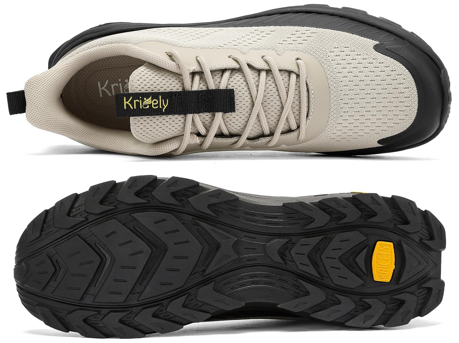 Kricely Zapatillas de Trail Running Hombre Zapatillas de Trekking Zapatos de Senderismo Ligero Antideslizantes AL Aire Libre Deporte Tenis Sneakers