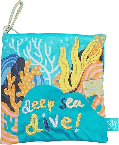Manhattan Toy Deep Sea Dive - Libro de actividades lavable a máquina para bebés y niños pequeños