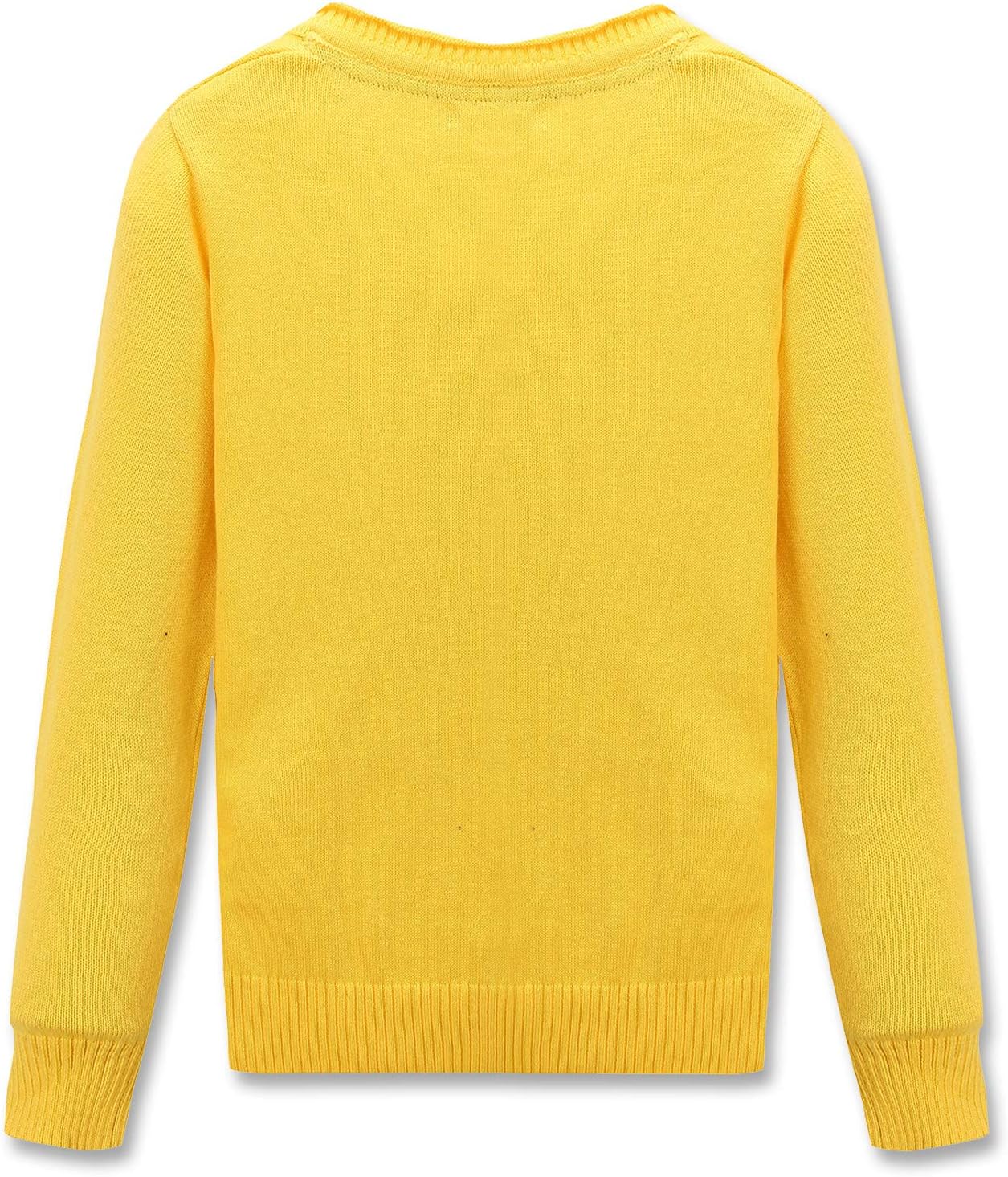 CUNYI Boys Long Sleeve V-Neck Cotton Pullover Knit Sweater - Image 2