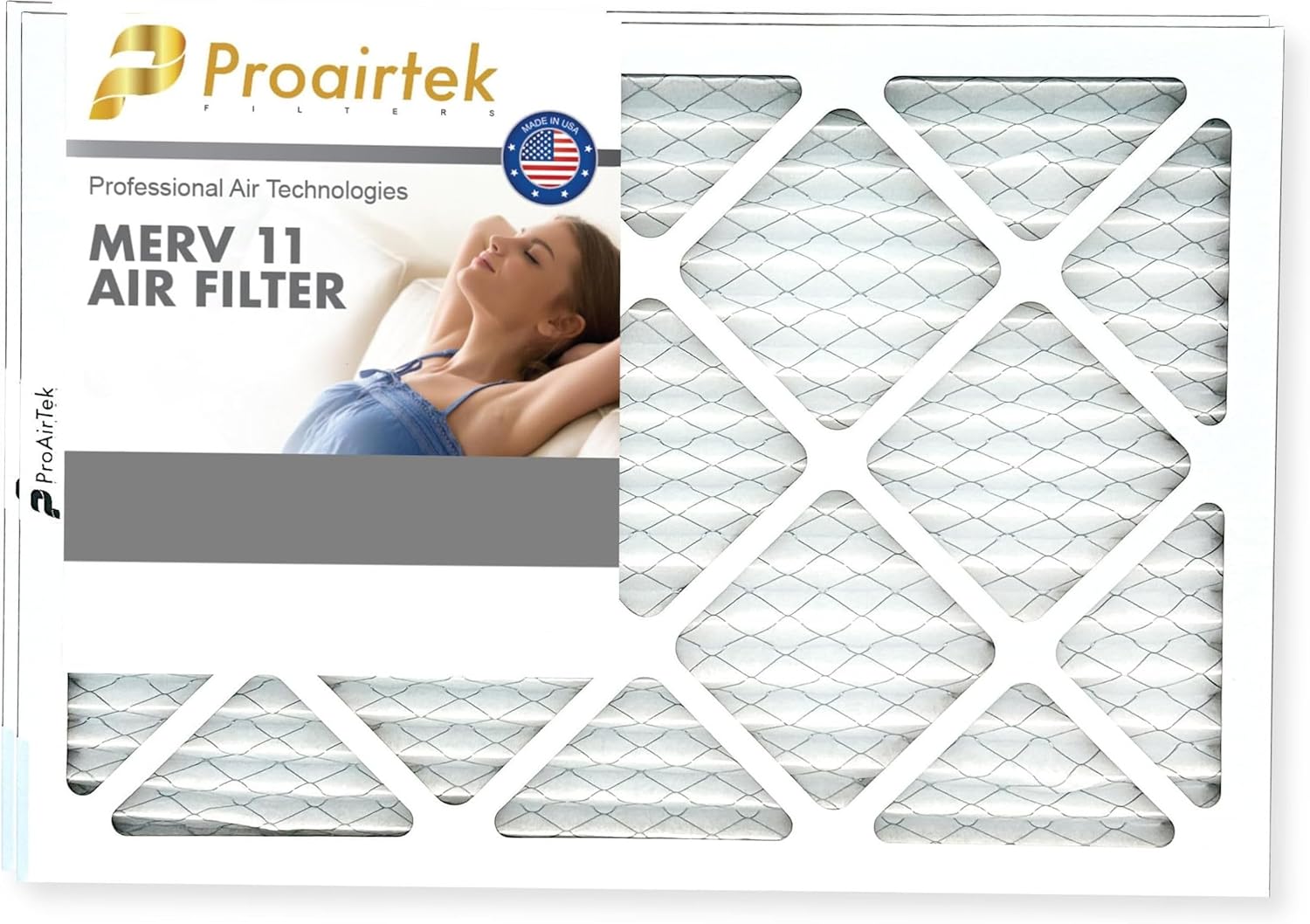 Proairtek AF14201M11SWH Model 14x20x1 Pack of 6 Air Filters, MERV 11; Ideal for Anyone Wanting Clean, Crisp Air in Their Home