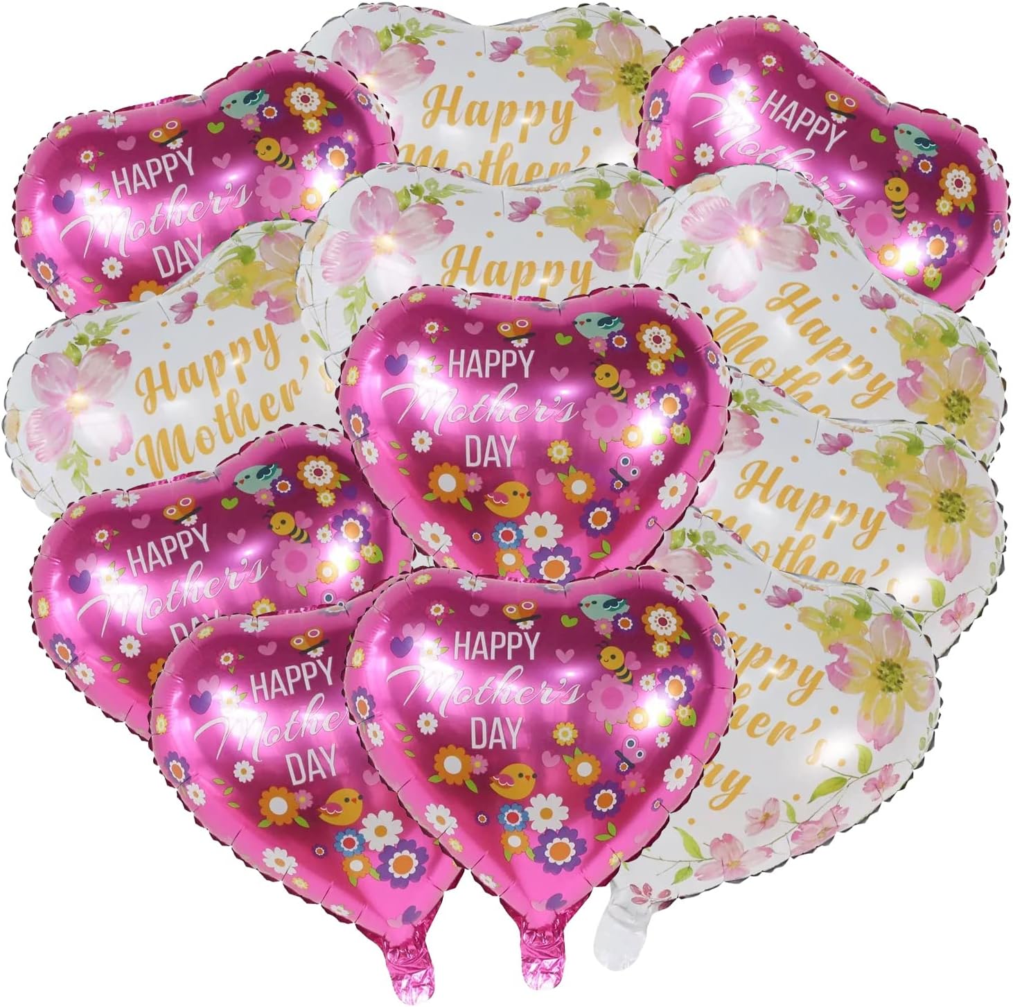Happy Mothers Day Balloons 12 Pcs Mother's Day Party Balloons Mother