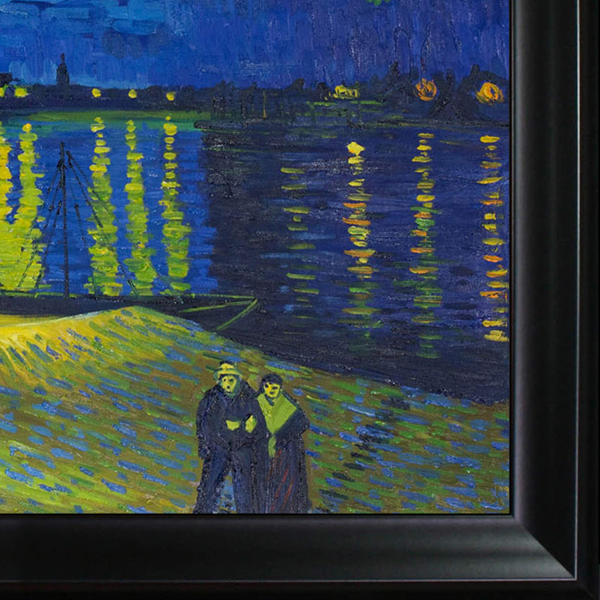 油彩額縁「星月夜」　黒フレーム付き 油彩額縁「星月夜」 黒フレーム付き 楽天市場】星 月（テーマ