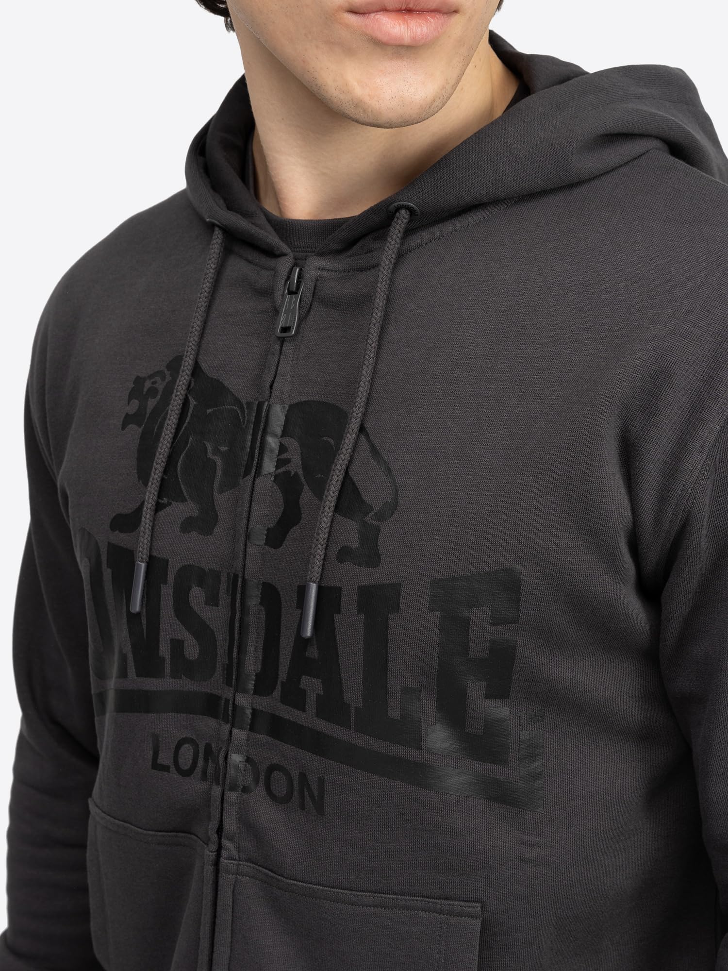 Lonsdale Sudadera con capucha Krafty para hombre