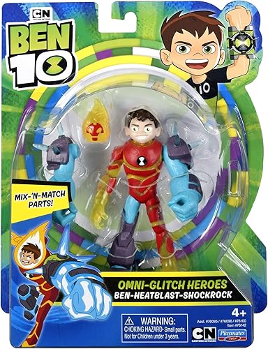Miniatura 3 de Ben 10 Héroes Omni-Glitch: Ben-Heatblast-Shock Rock