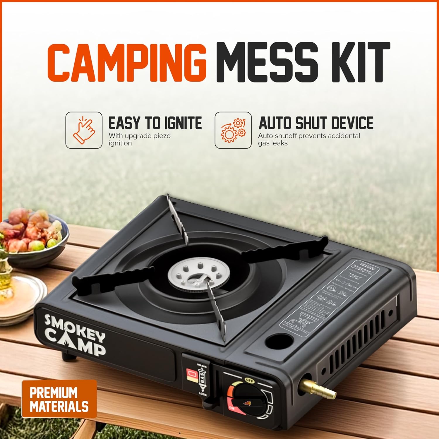 portable camping stove packed and ready - portable camping stove in suitcase