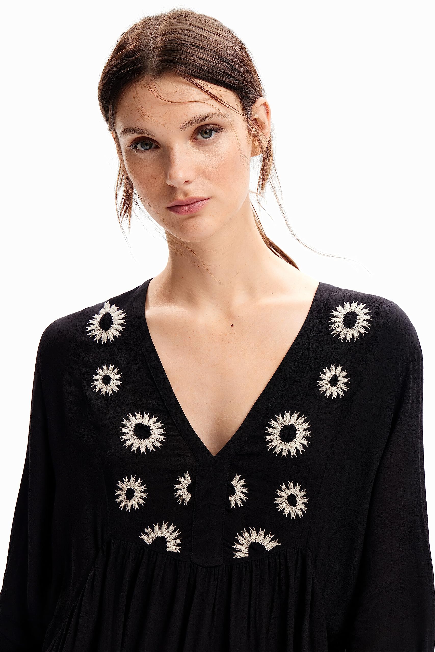 Desigual Vest_Seneca Vestido Mujer (Pack de 1)