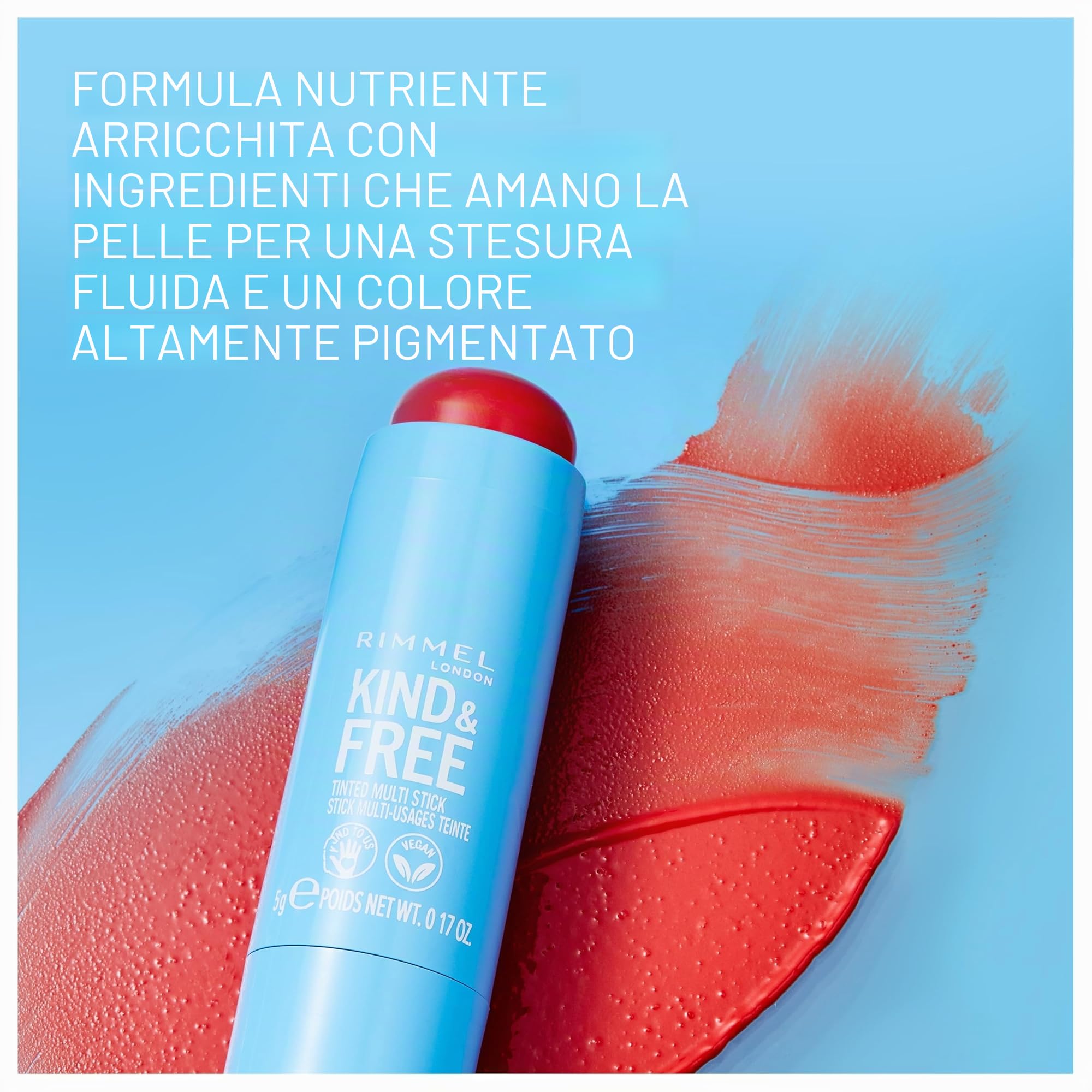 Kind & Free Tinted Multi, articolo pensato per l’uso quotidiano, si integra senza difficoltà nelle abitudini quotidiane, confezione da 5 g studiato per inserirsi con naturalezza nello stile di vita qu