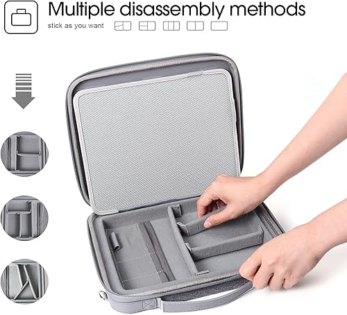 Miniatura 2 de Smatree Funda rígida para iPad de 8.3 a 11 pulgadas para iPad Pro 2022 de 11 pulgadas, iPad Air 2022 de 10.9 pulgadas, bolsa de manga para iPad