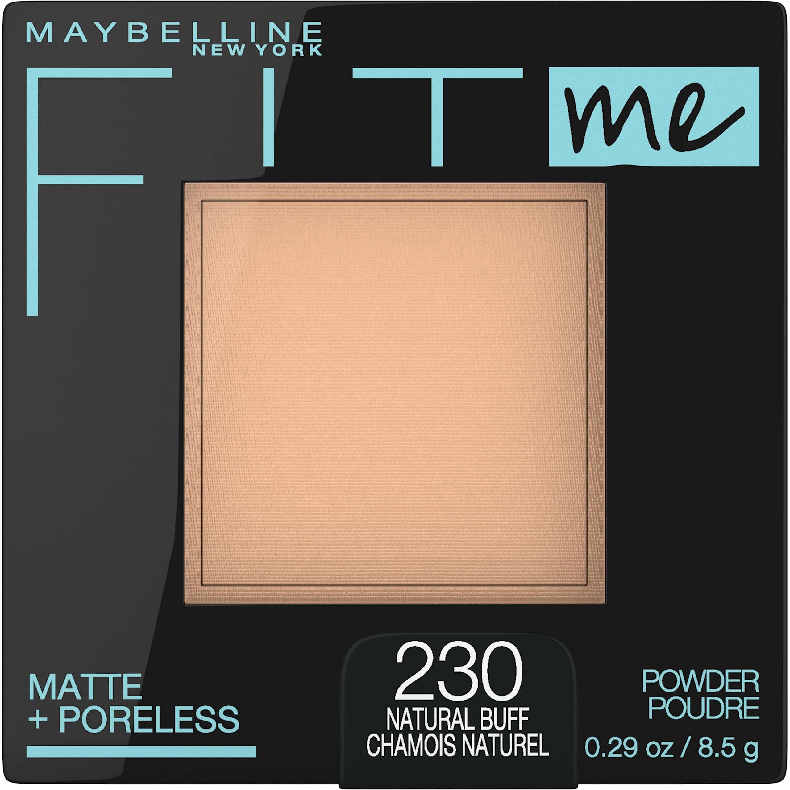 Maybelline New York Fit Me Matte Plus Poreless Powder, Natural Buff
