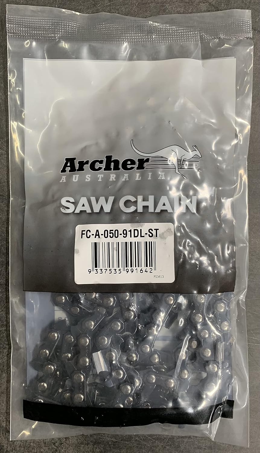 28" Archer Chainsaw Chain 3/8" pitch FULL CHISEL SKIP TOOTH .050 Gauge 91DL