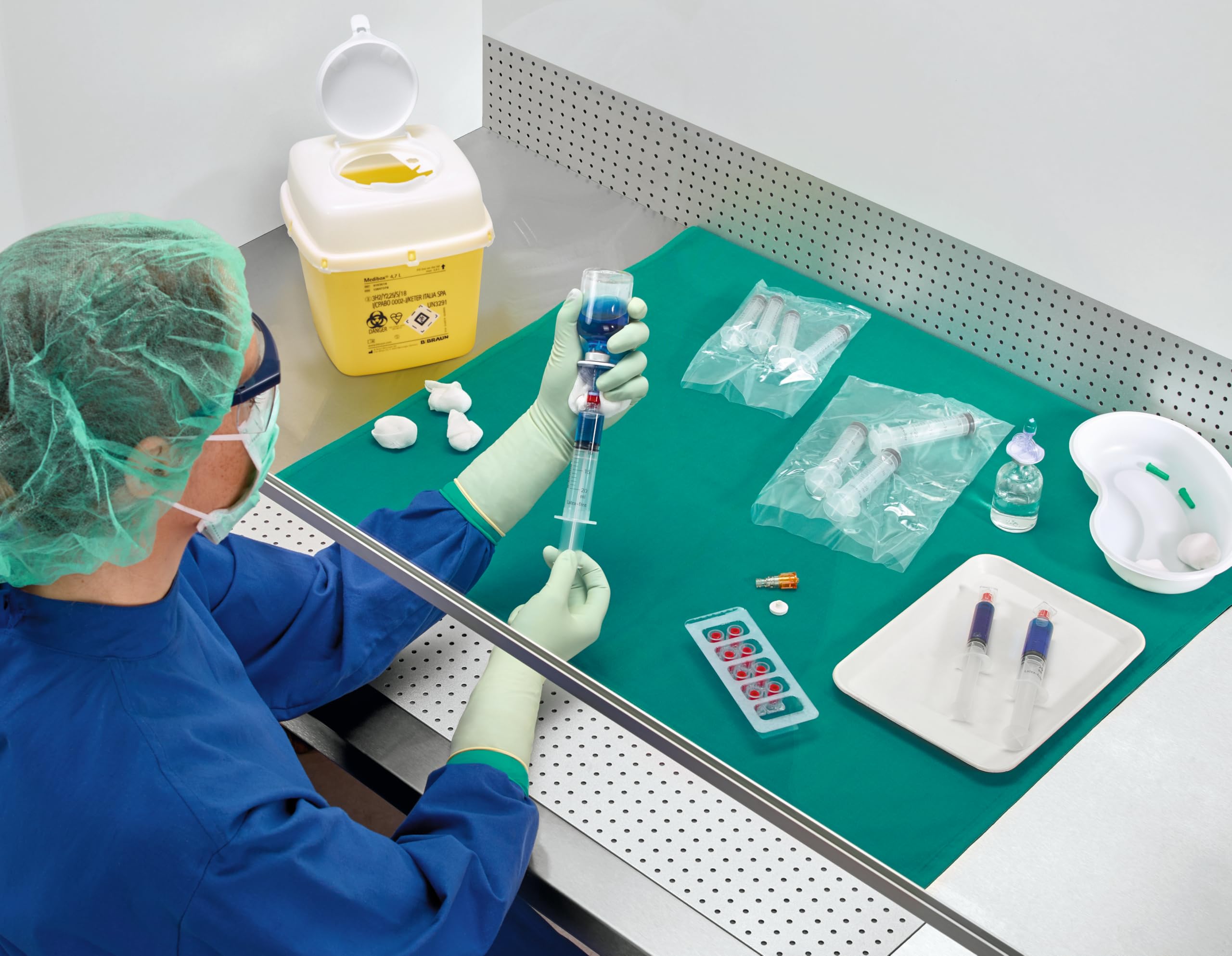 Contenitore per rifiuti da 2,4 litri oggetti appuntiti medico