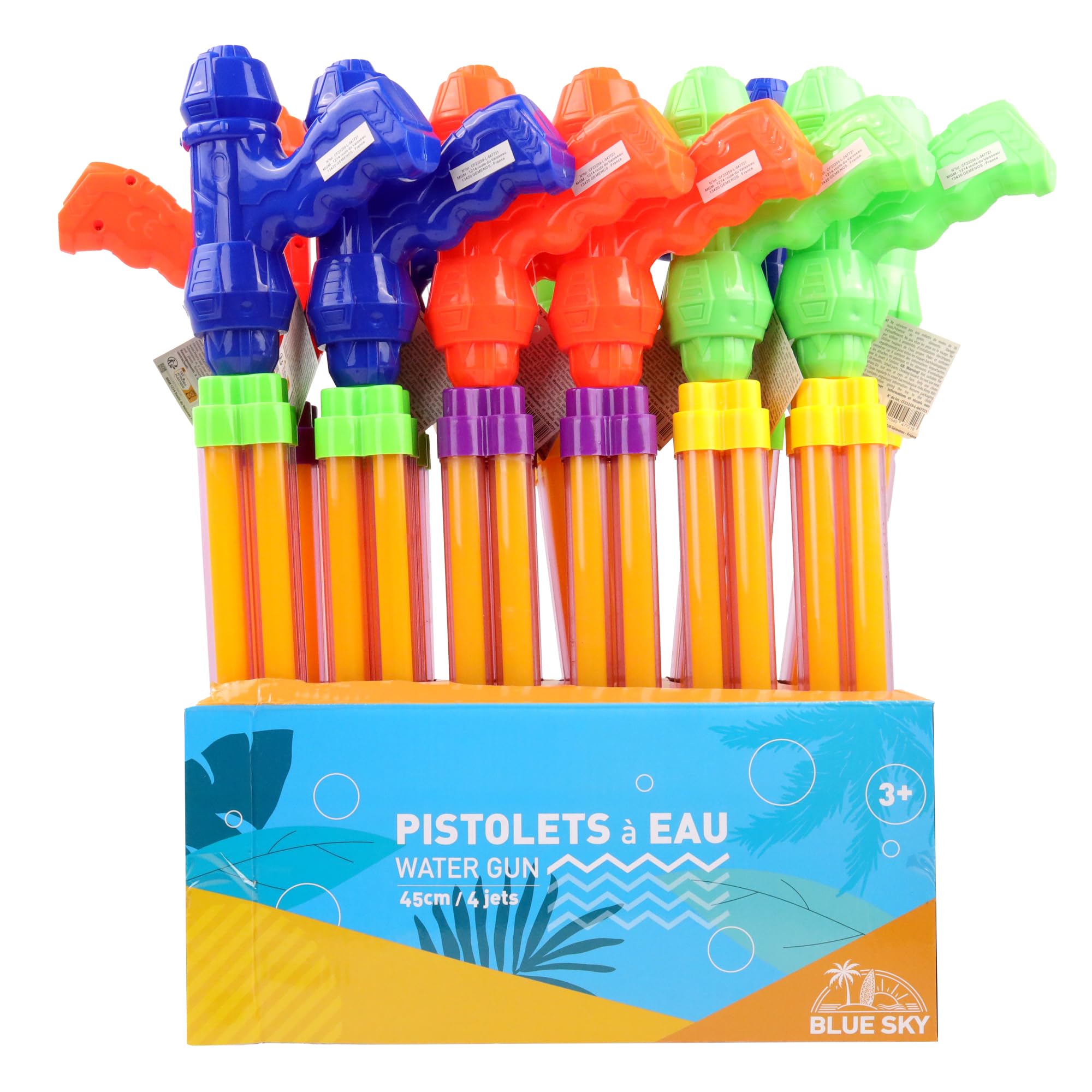 BLUE SKY - Pompa wodna - Zestaw na zewnątrz - 047721 - Losowy kolor - Plastik - 45 cm - Zabawka dla dzieci - Zabawa na plaży - Basen - Nawadnianie - Od 3 lat