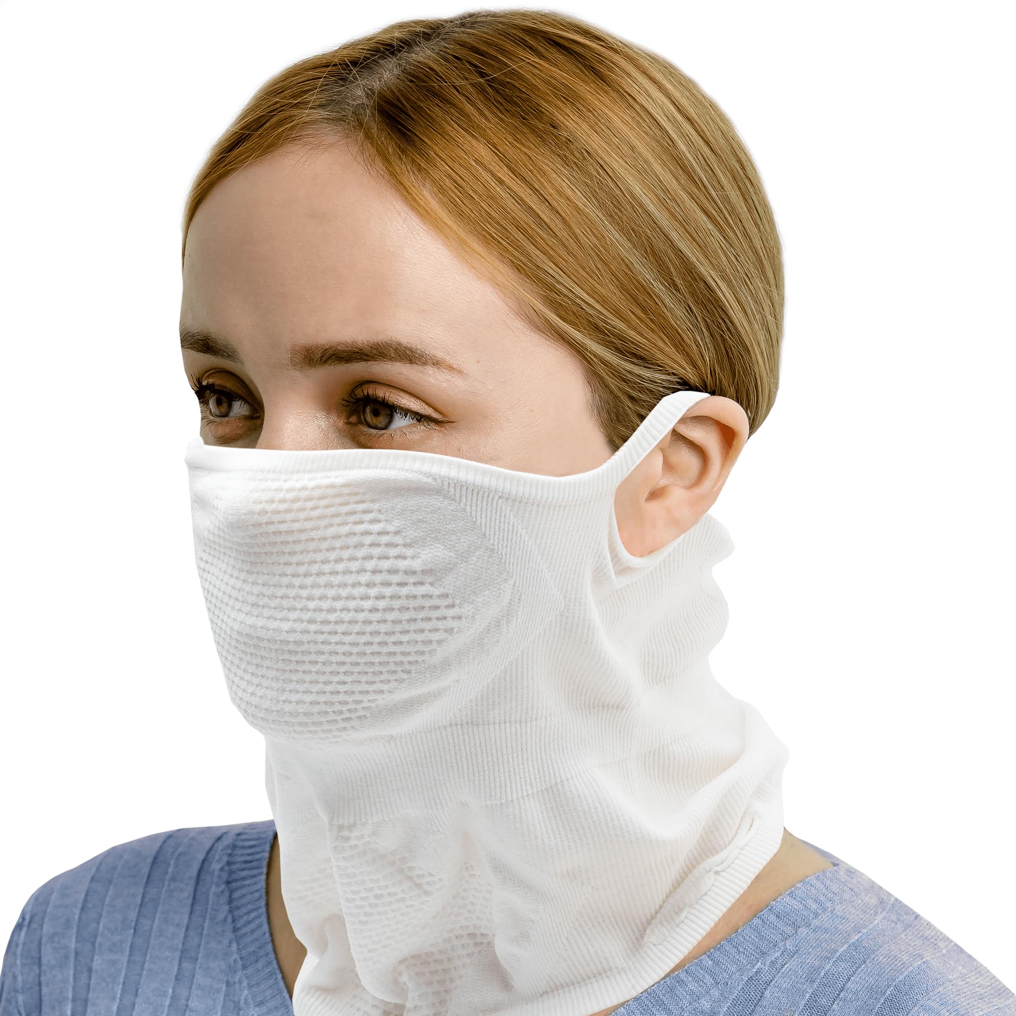 zolzoly Face Neck Gaiter Balaclava Mask Running Wrap for Men Women | Seamless Seasonless UV Sun Protection |