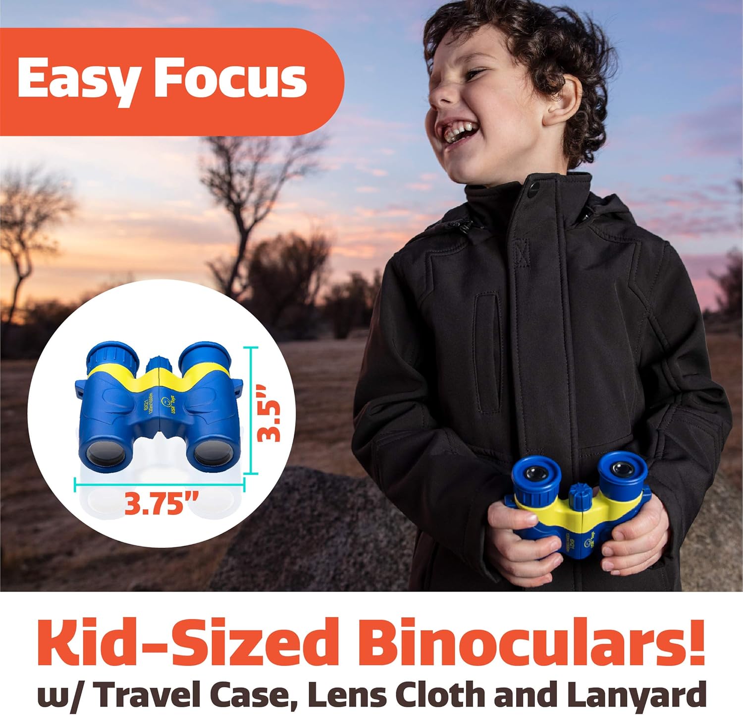 TOP оƒƒERS USA Toyz Vox Box Walkie Talkies for Kids - 2pk Voice Activated Walkie Talkie Set for Kids with LED Flashlight, 2 Mile Range, LCD Screen, and 1 Toy Binoculars (Blue and Yellow) Frее Shірріng оƒƒеr USA Toyz Vox Box Walkie Talkies for Kids - 2pk Voice Activated Walkie Talkie Set for Kids with LED Flashlight, 2 Mile Range, LCD Screen, and 1 Toy Binoculars (Blue and Yellow)