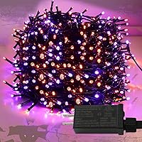 Vista 7 de YAOZHOU Decoraciones de Navidad y San Valentín, luces de cuerda led rosas, 66 pies 200 LED, luces de hadas impermeables IP44