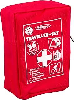 Wundmed Erste Hilfe Set 36-teilig in praktische Etui mit Gürtelschlaufe