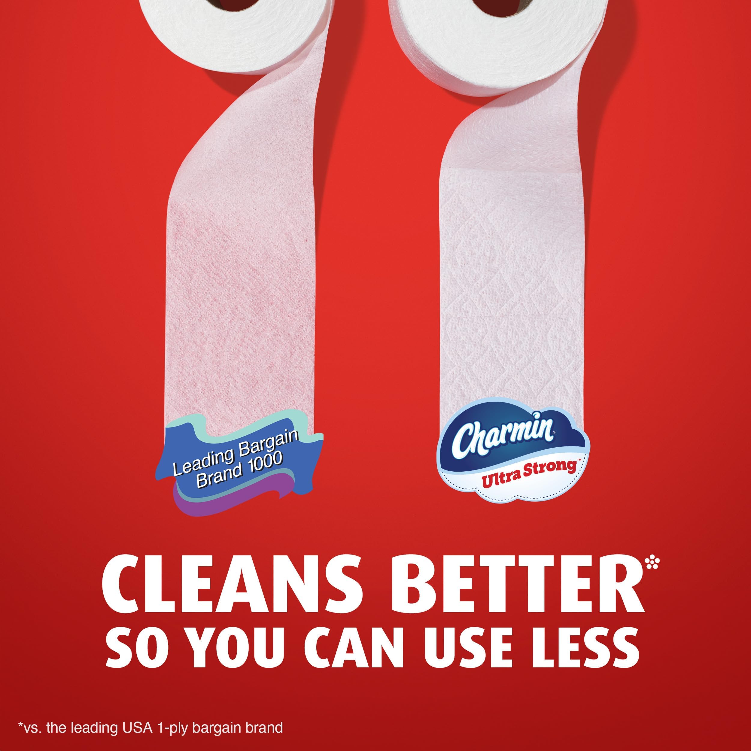 Charmin Papel higiénico ultra fuerte, 6 megarrollos, 220 hojas por rollo
