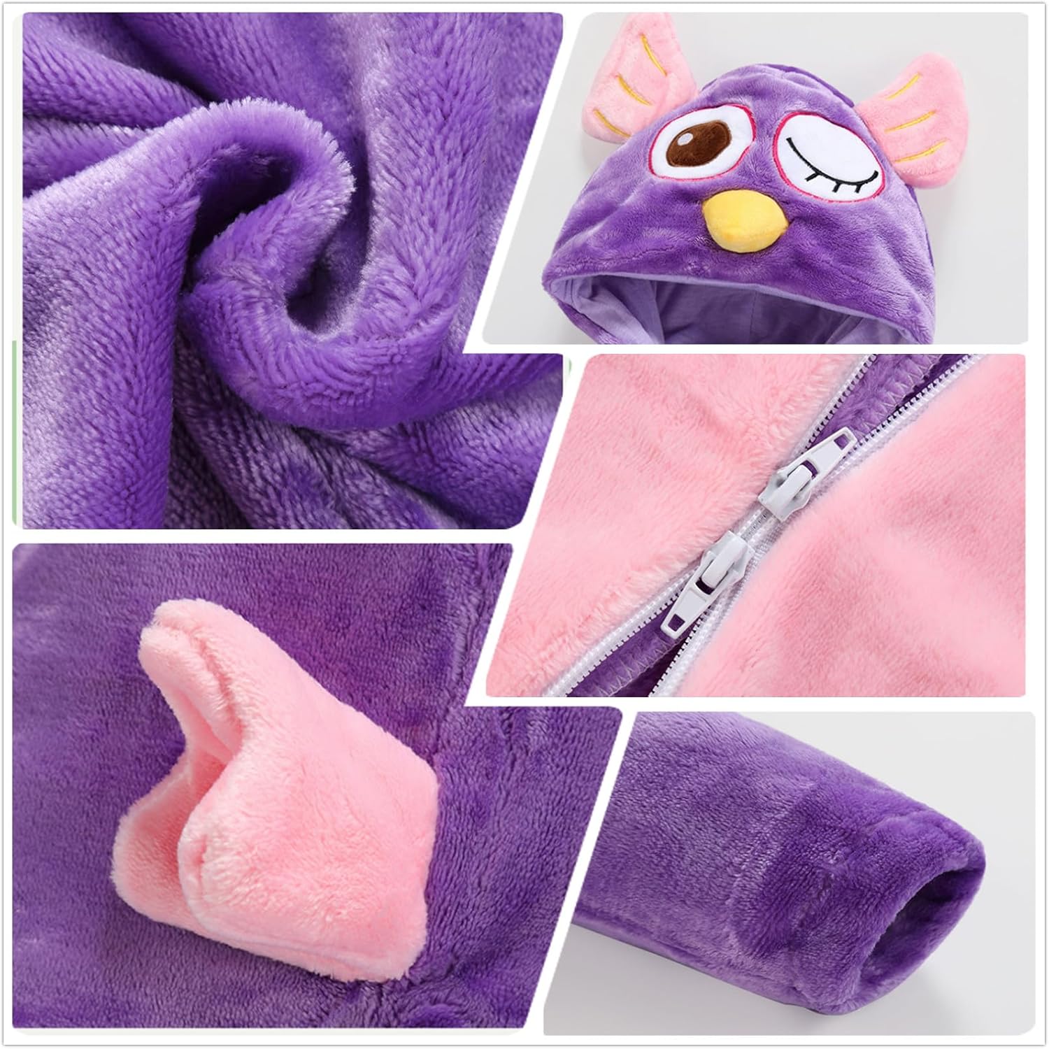 CuteOn Toddler Halloween Costume Onesie Cosplay Romper Christmas Infants Baby Costume Owl 3Months-4Years - Image 3