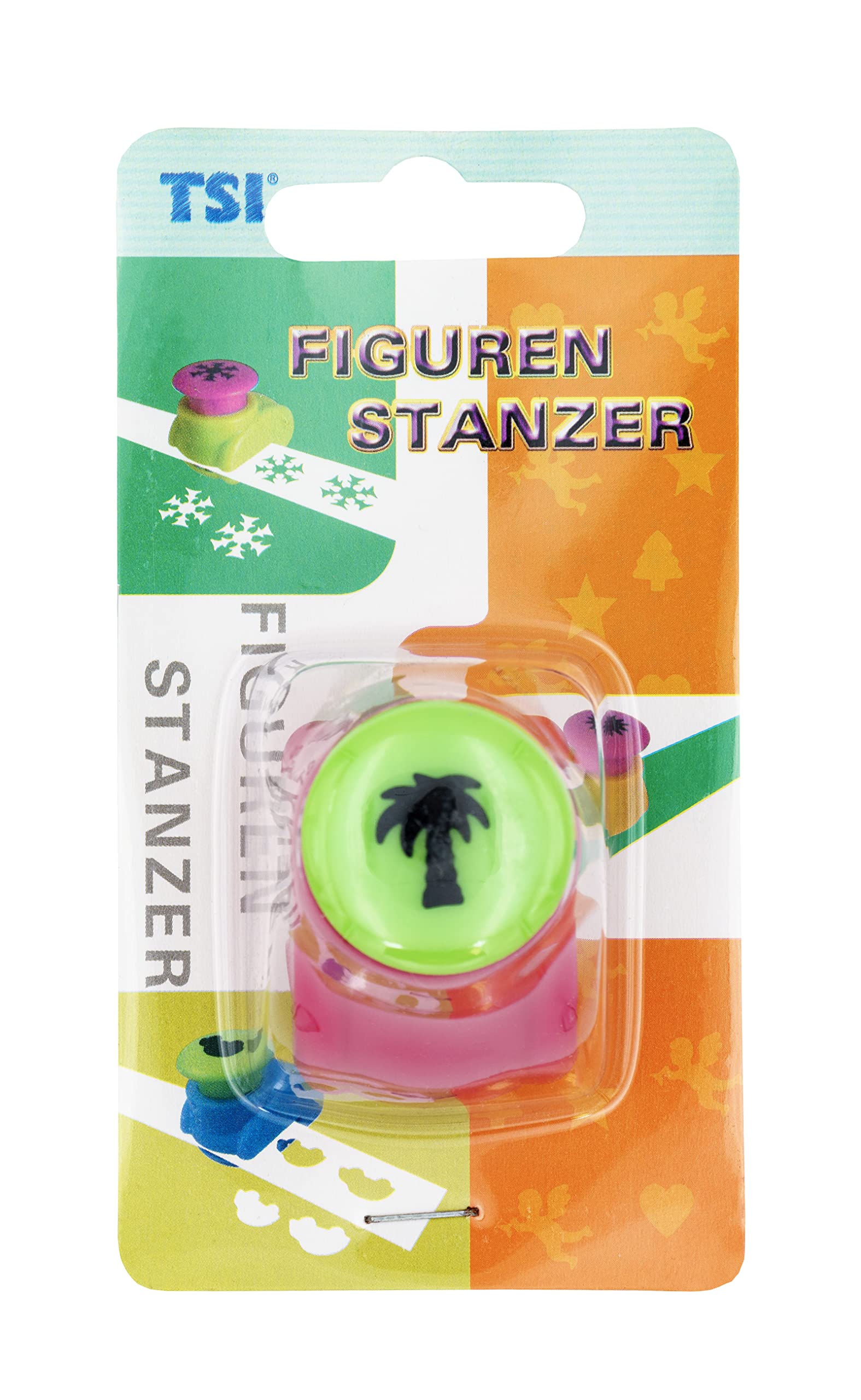 TSI Motif Punch Palm Tree Size (H x W x D) 4 x 3 x 4.5 cm, Punch Diameter Approx. 18 mm