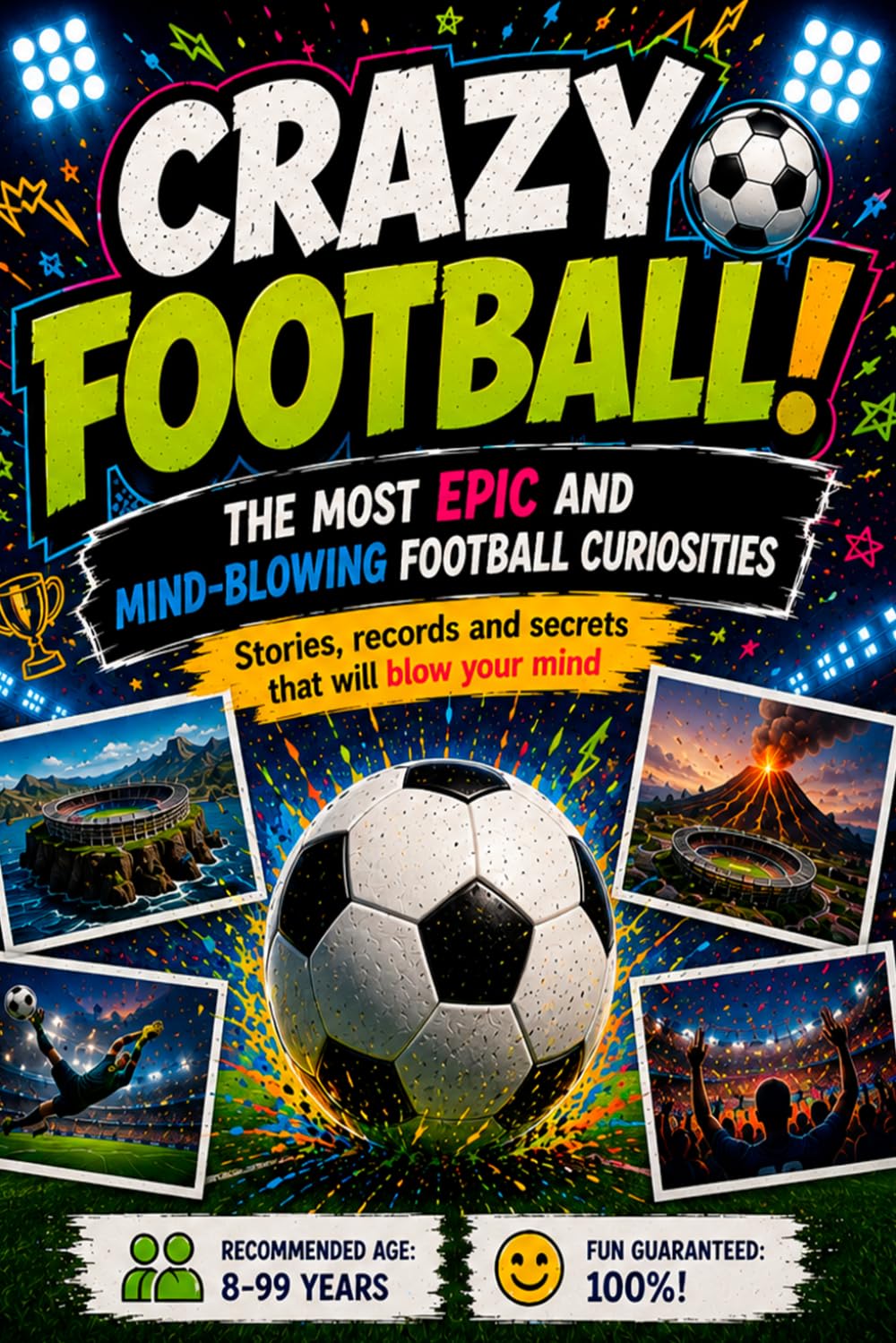 Crazy Football! The Most Epic and Mind-Blowing Football Curiosities: Stories, records and secrets that will blow your mind (Mind-Blowing Facts for Kids)