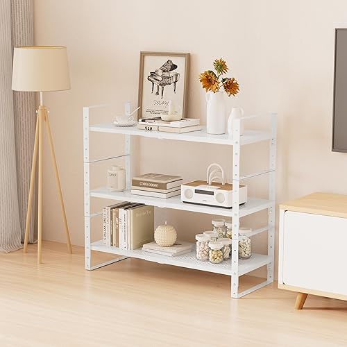 Miniatura 2 de Zapatero de metal multifuncional, ahorra espacio, perfecto para entrada, armario, baño, etc. - Resistente y duradero, alta capacidad de peso (3