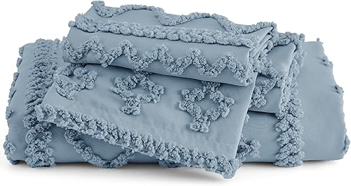 Miniatura 24 de Bedsure Funda de edredón bohemia, tamaño Queen, suave y cómoda, diseño elegante, ropa de cama bohemia para decoración, lavable a máquina, para todas