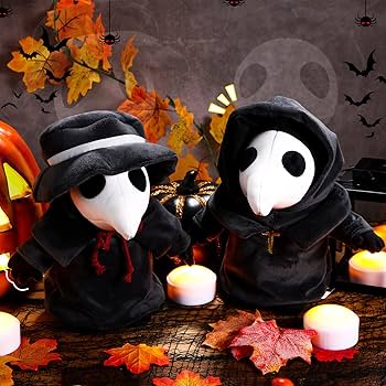 Amazon.co.jp: HyDren 2個 ハロウィン ペストドクターぬいぐるみ 12