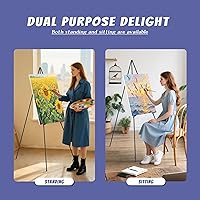 Vista 7 de Soportes de caballete para artistas de exhibición 3