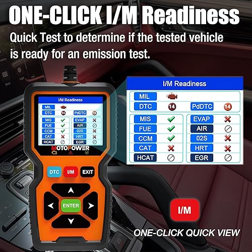 Miniatura 9 de MOTOPOWER MP00205A 12V 800mA cargador de batería Mantenedor con MP69039 OBD2 lector de código escáner