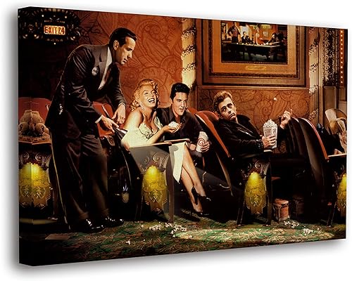 SpiritualHands Marilyn Monroe - Lienzo decorativo para pared y póster Decoración femenina moderna de maquillaje femenino, impresión de moda vintage