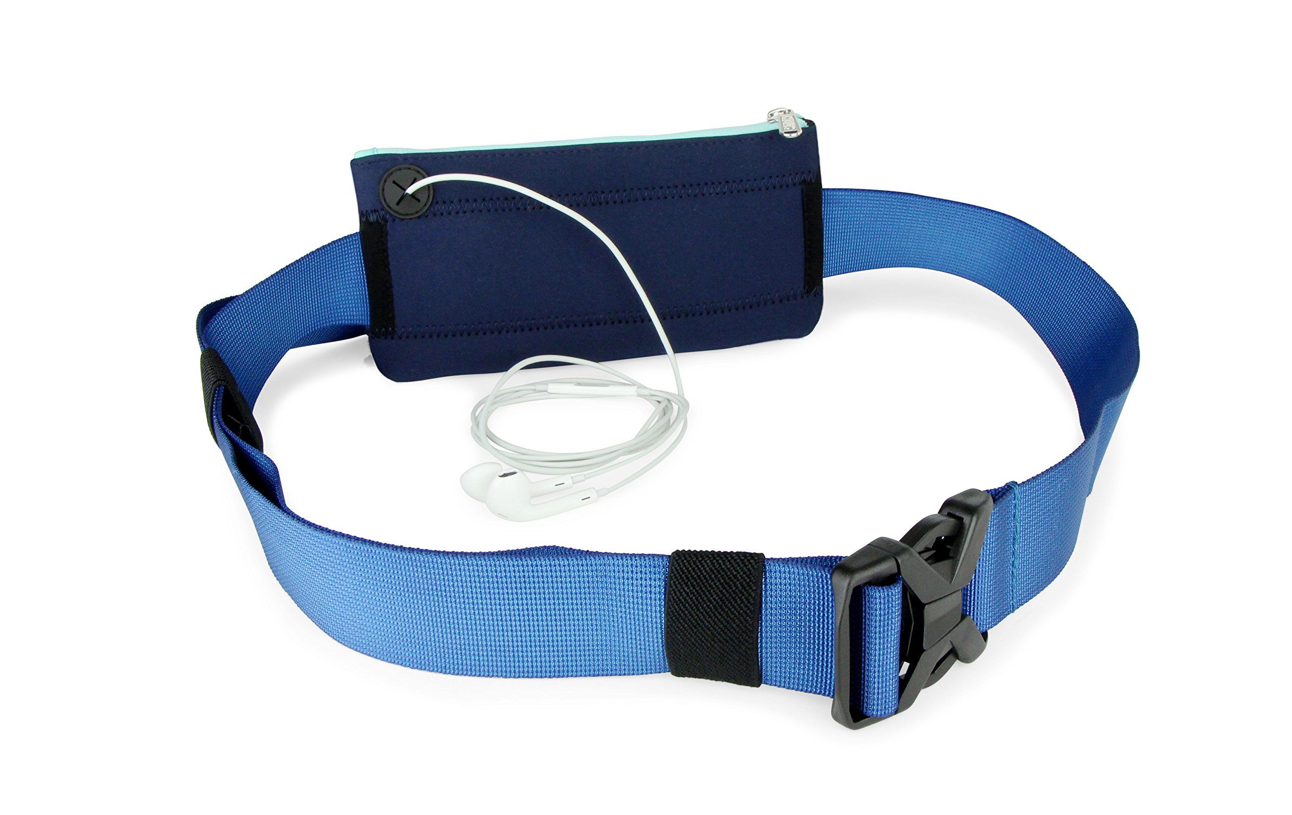 Chums Gym Jam Waist and Hip Pack (Blue/Navy)
